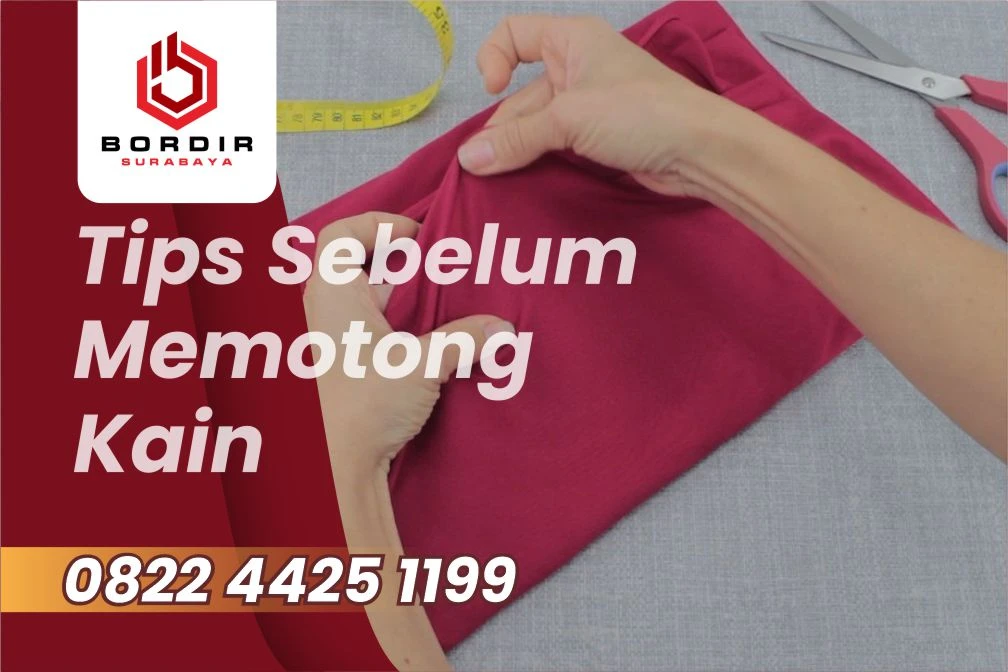 Cara Memotong Pola Kain Fleece agar Rapi dan Tidak Bergeser